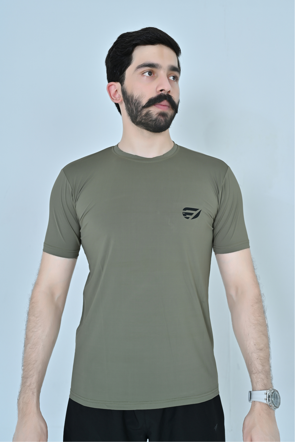 Endovar Vertical Performance T-Shirt - Olive Grey