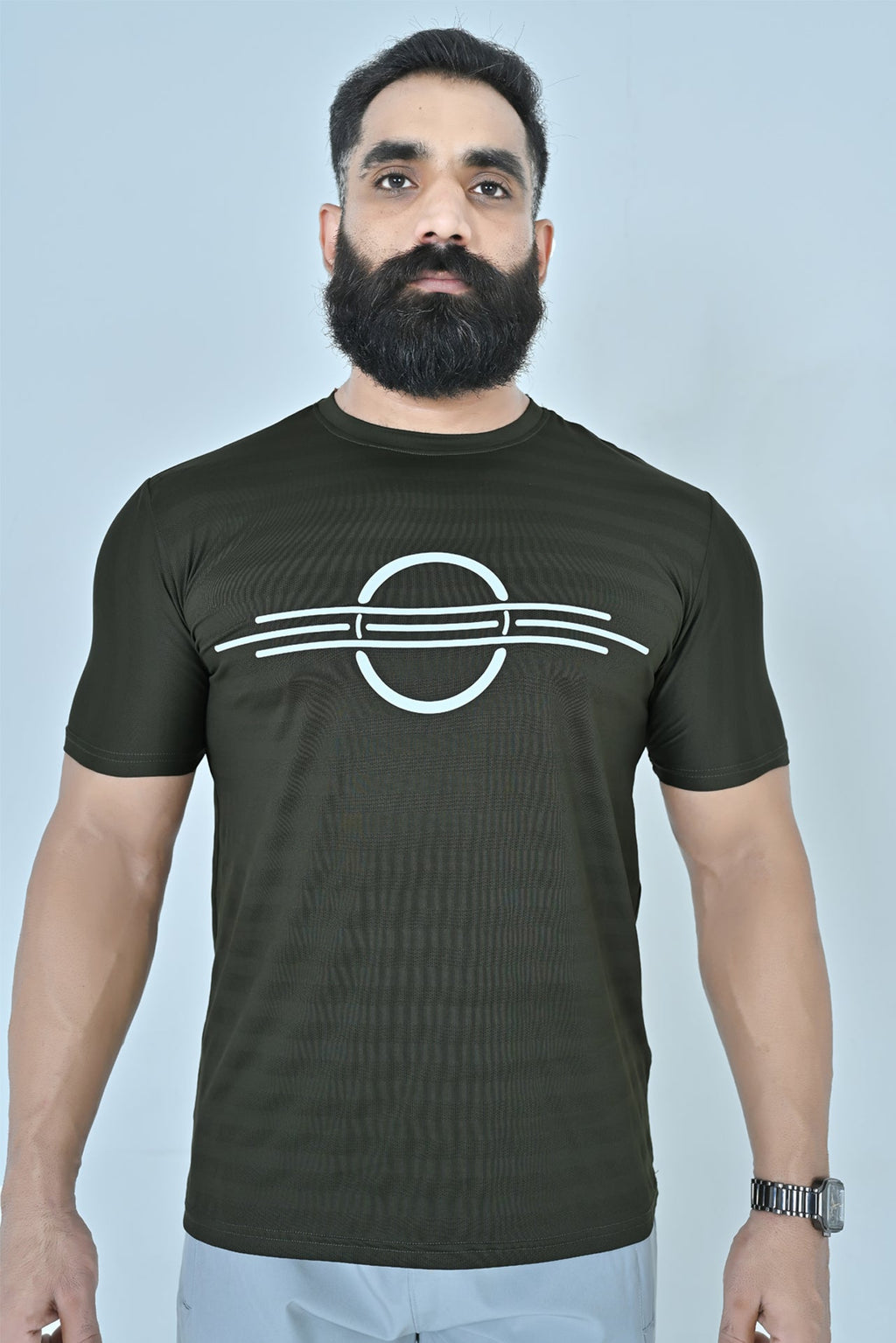 Aero Line Sports T-Shirt - Olive Green