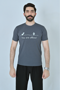 Offline Graphic T-Shirt - Charcoal Grey