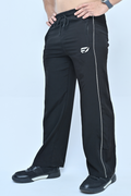 Endovar Pine Line Art Trousers For Men's - Black