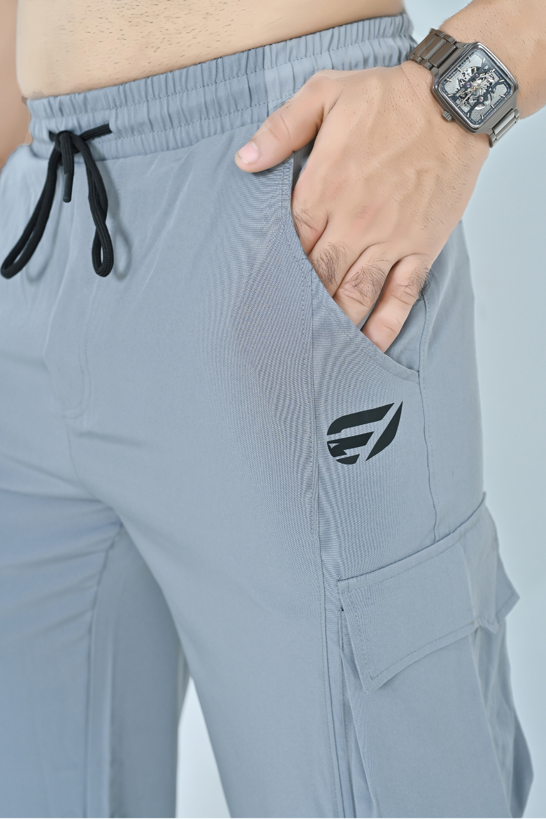 Endovar Goda Pockete Trousers For Men's - Grey