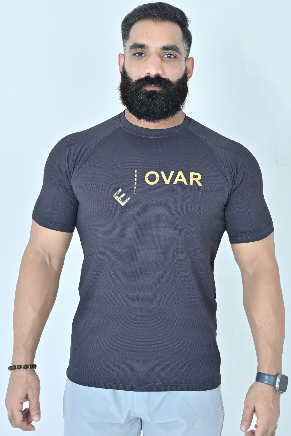 Endovar Gold Sports T-Shirt - Charcol Navy