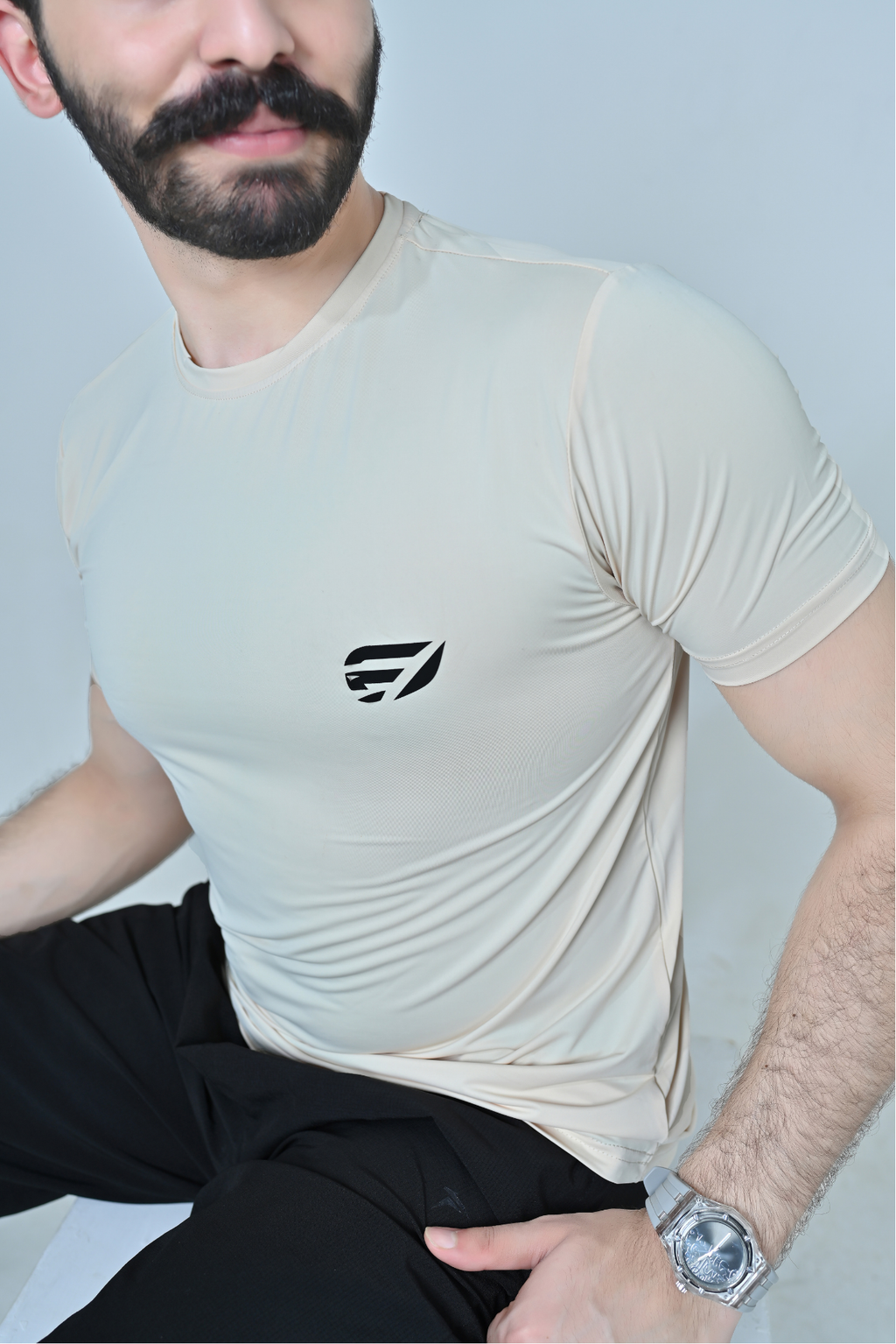 Endovar Vertical Performance T-Shirt - Beige