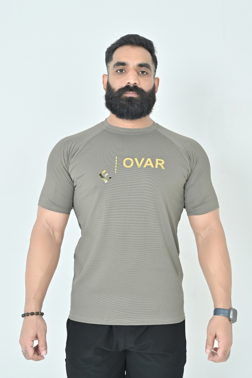 Endovar Gold Sports T-Shirt - Olive Grey