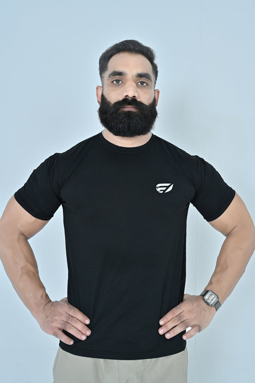 Sprint Line Performance T-Shirt - Black