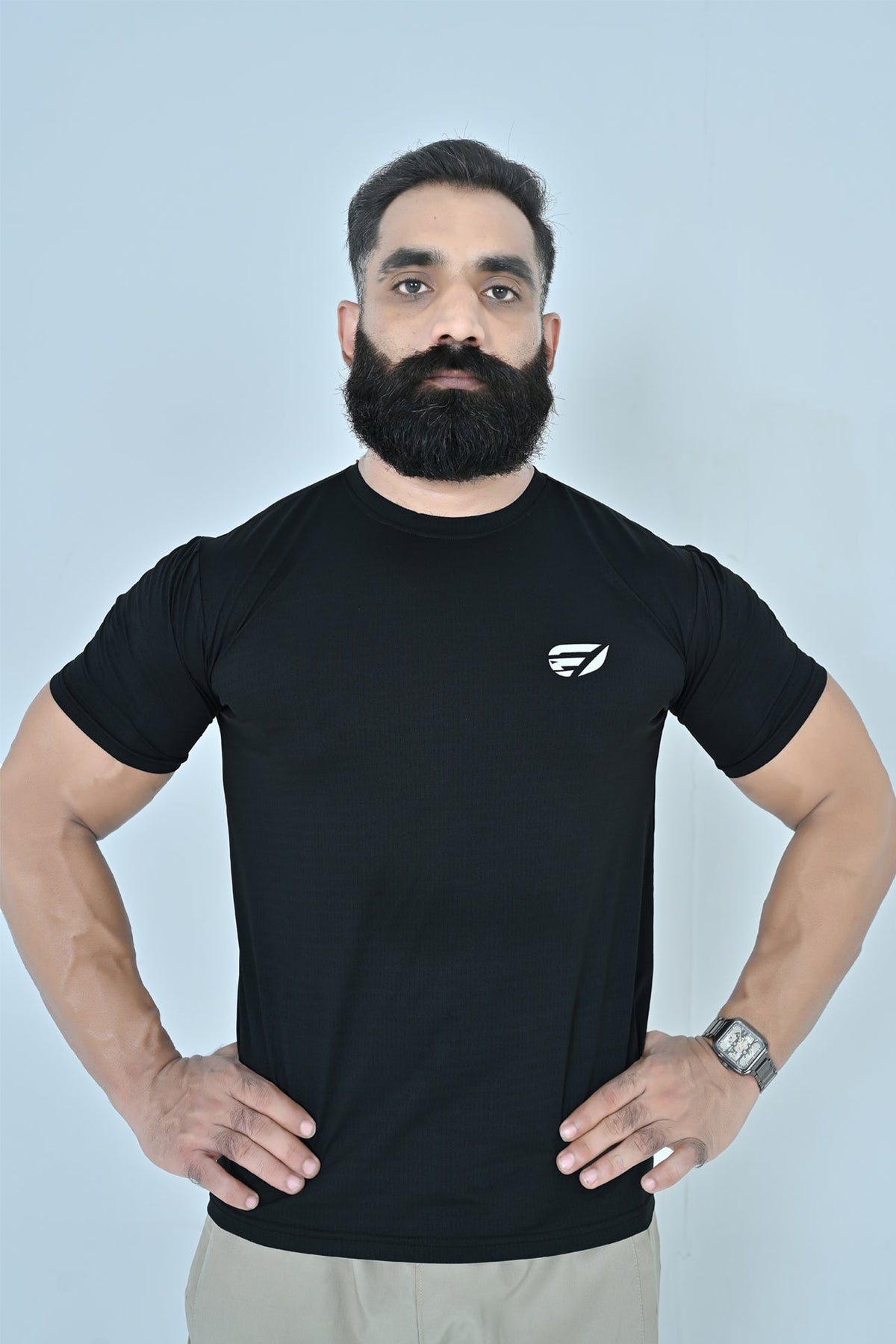 Sprint Line Performance T-Shirt - Black