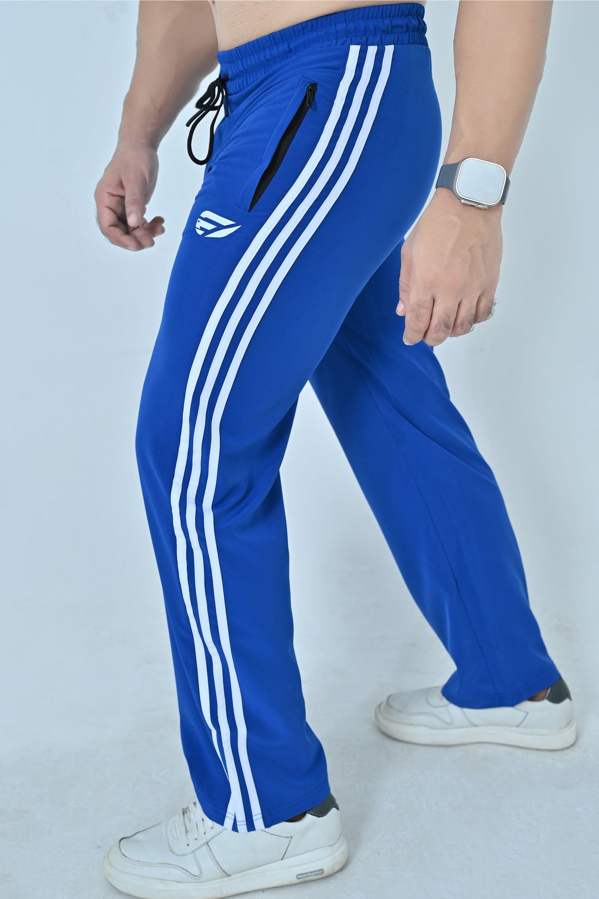 Endovar 3 Lines Art Trousers For Men's - Blue