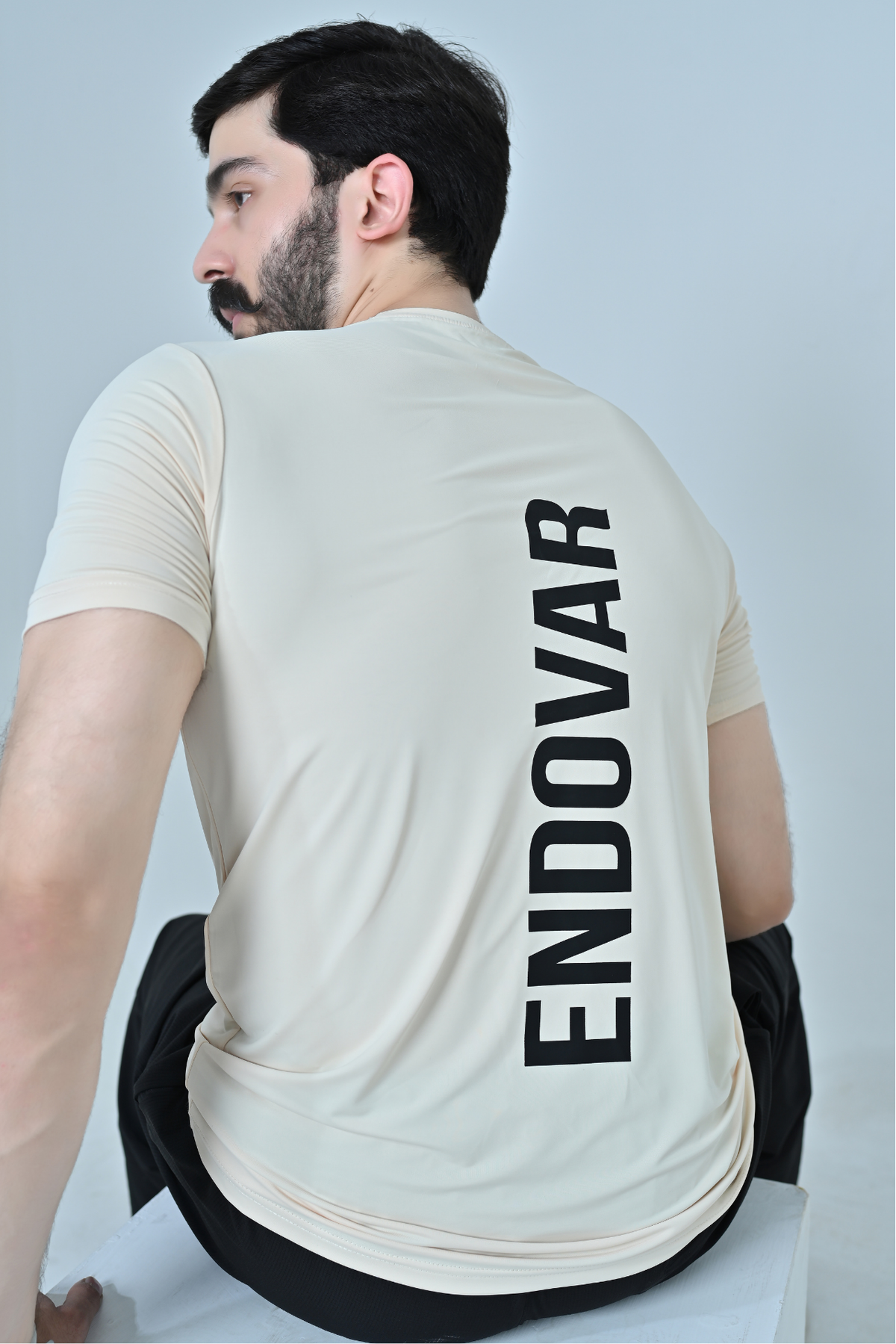 Endovar Vertical Performance T-Shirt - Beige