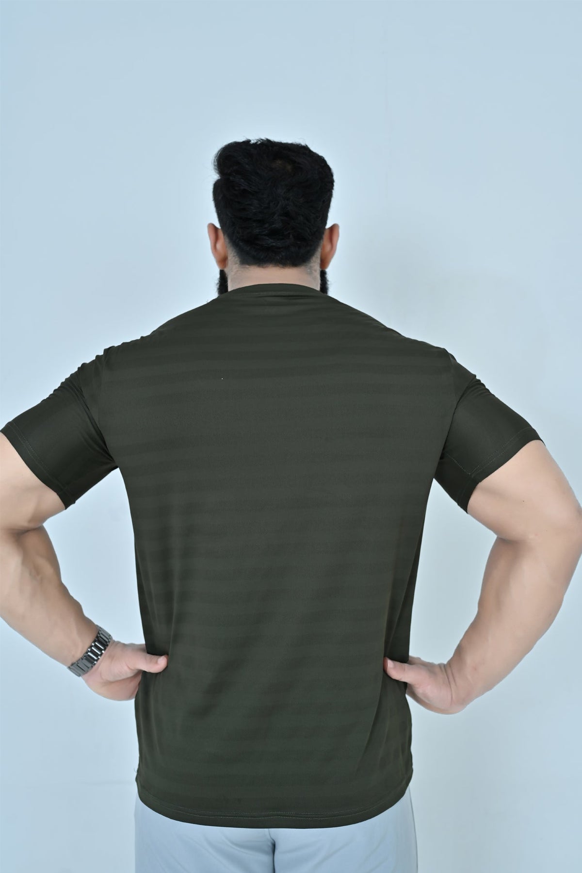 Aero Line Sports T-Shirt - Olive Green