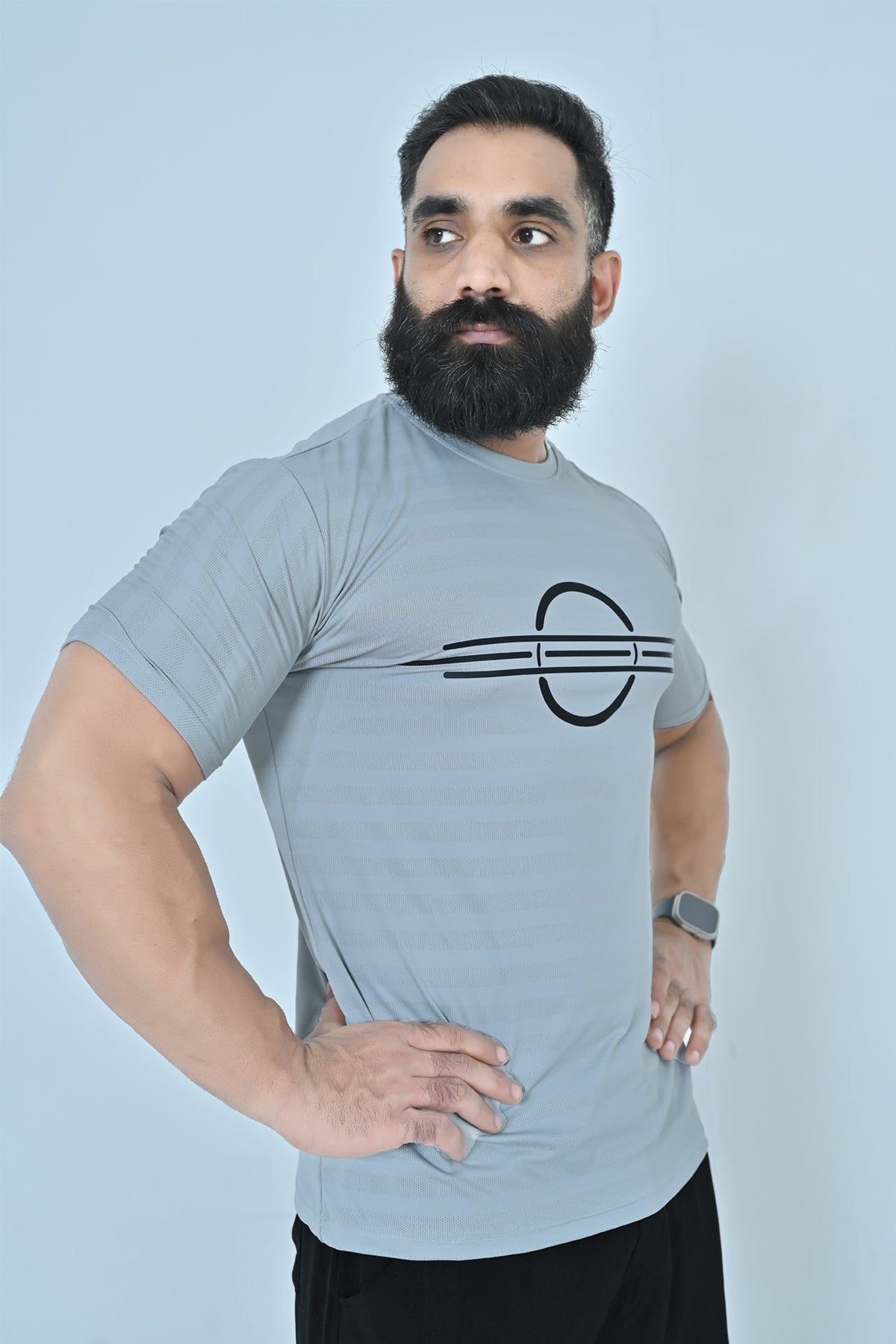 Aero Line Sports T-Shirt - Light Blue