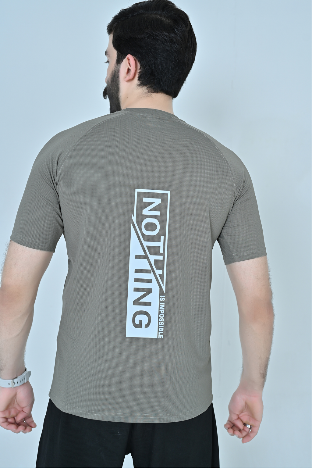 Nothing Art Design Sports T-Shirt - Grey