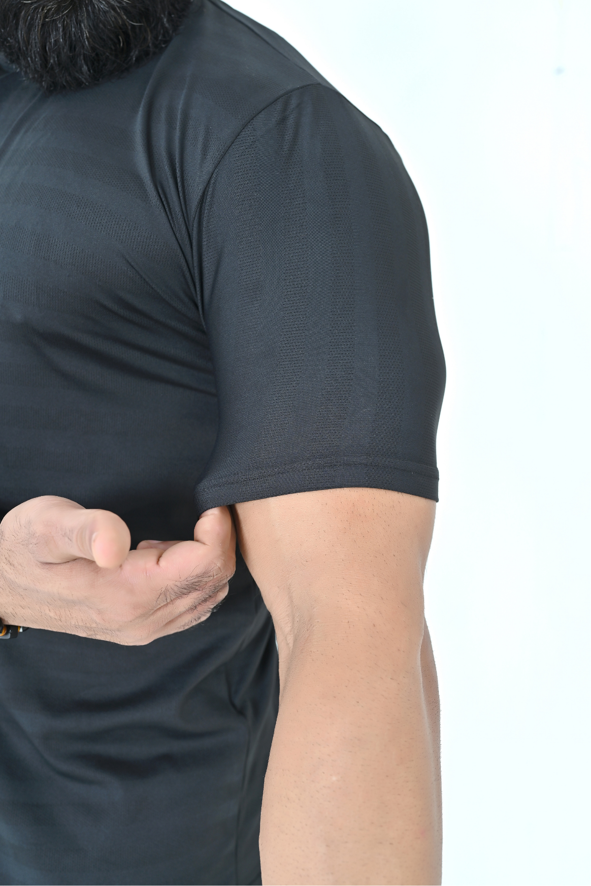 Endovar Textured Performance Sports T-Shirt - Black